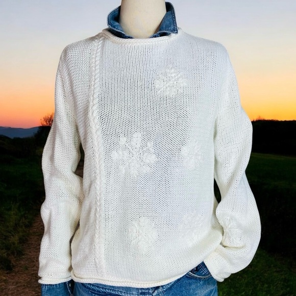 🆕 Vintage Snowflake Sweater - Picture 1 of 7